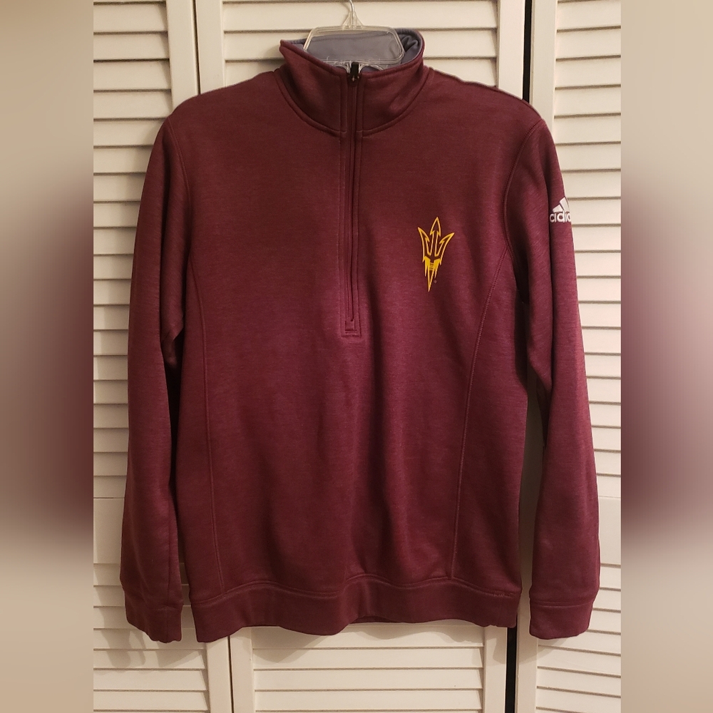 Adidas ASU 3/4 Zip-Up Men's Sweatershirt